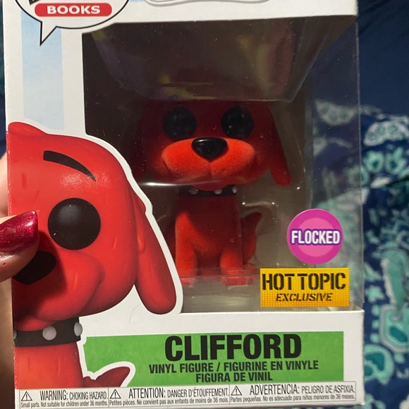 Funko Other - Clifford the big red dog flocked funko